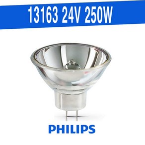 13163 PHILIPS 24V 250W ELC A1/259 GX5.3 필립스 할로겐램프 / 오스람 64653 ELC 호환제품, 1개