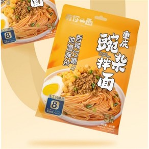 중국 유니일면 충칭완자면 비빔면, 1개, 170g