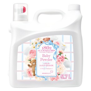 르샤트라1802 초고농축 섬유유연제 베이비파우더향 본품, 5.7L, 1개