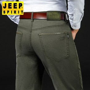 JEEP SPIRIT 지프 스피릿 바지 남성 가을 겨울 스트레이트 캐주얼바지 느슨한 비즈니스 팬츠 올매치 가을바지 겨울바지 컬러 미드 웨이스트 두꺼운 남자 바지 J7061