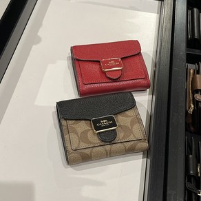 [미국직배송] 빠른배송 COACH PEPPER WALLET 코치 페이퍼 반지갑 C7805 C7428호환