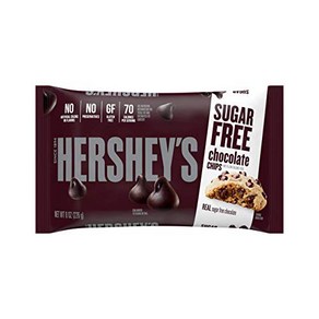 HERSHEY'S Kitchens Suga Fee Chocolate Chips Bulk B HERSHEY'S Kitchens 무설탕 초콜릿 칩 대량 베이킹 용품 8온스 가, 1개, 226g