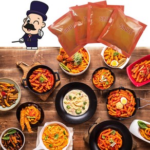 마술떡볶이 떡볶이소스 국물소스II /100g 16인분, 4개, 100g