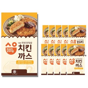 삼양 치킨까스, 10개, 800g