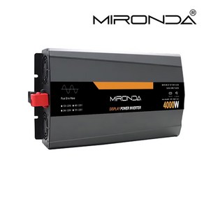 MIRONDA 순수 사인파 차량용 전력 인버터 캠핑카 용 전압 변환기 한국 KC 승인 60Hz 12V / 24V 220V MTS 용량 4000W, 1개, 용량 4000W 전압48V x 1개