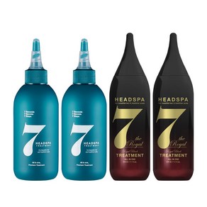 헤드스파7 파란눈 200ml 2개 + 로얄블랙 210ml 2개, 1세트