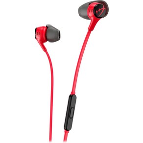 HyperX Cloud Earbuds 2 Nintendo Switch 705L8AA 유선 게이밍 이어폰 레드 인라인 마이크 제조업체 2년 보증 재택 근무