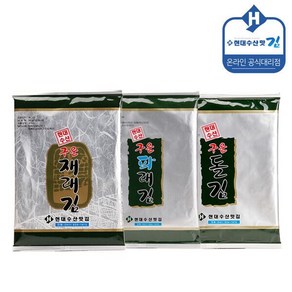 (현대Hmall)현대수산맛김 보령 대천김 재래김/파래김/돌김 20g x 18봉/조미김/전장김/구운김, 01. 재래김 20g x 18봉, 18개