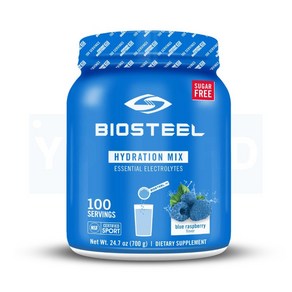 BioSteel 하이드레이션 믹스 아미노산 블루 라즈베리 전해질 분말 700g 유로드, 1개