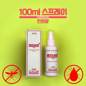 모가드 이카리딘 모기 진드기 기피제 민트향 100ml 스프레이형 퇴치제, 1개