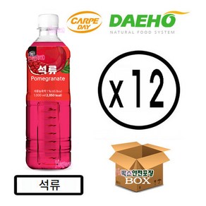 대호 석류(농축액) 1000ml X 12개, 1L