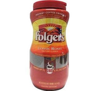 Folges 인스턴트 커피 16 oz 240sevings, 1개, 453.592g, 1개입