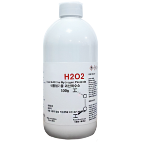 이온유통 식품첨가물등급 과산화수소35% 500g H2O2 (스포이드 주사기 동봉), 1개