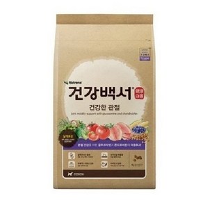 건강백서 강아지 전연령 기능성 사료, 뼈/관절강화, 6kg, 1개