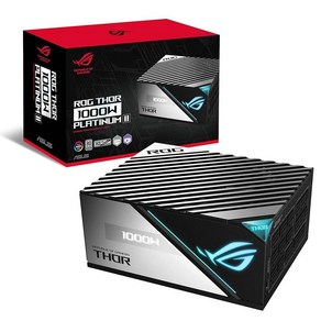 ASUS ROG Thor 1600W 티타늄 (1600와트 완전 모듈식 전원 공급 장치 80+ 티타늄 람다 A++ 인증 GaN MOSFETs 디지털 전원 제어 ROG 방열