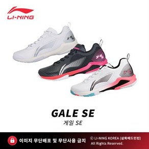 리닝 배드민턴화 게일SE 3컬러 GALE SE (AYZS018) 탁구화 스쿼시 인도어화