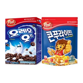 포스트 콘푸라이트 600g + 오레오오즈 500g 콤보팩, 포스트 콘푸라이트 600g+오레오, 1세트