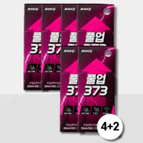 [4+2] 풀발373 사포닌 아르기닌 풀업373 전칠삼뿌리 6박스 (60포), 6개, 200ml