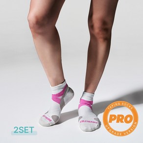 [2세트 셀버린 프로 레벨 양말 여성 단목] 발목보호대 크로스핏 마라톤 러닝양말 발목테이핑, 블랙, 블랙, 2개