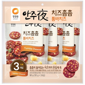 청정원 안주야 치즈촘촘 30g*3입 1봉