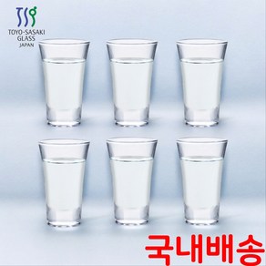 [국내배송] 일본 도요사사키 정품 사케잔 60ml 세트 술잔 도쿠리 식기세척기 가능, 6개, 도요사사키 사케잔