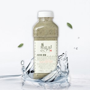 청년두부 국산 100% 서리태콩물 500ml 천연재료로 만든 맷돌 수제콩물, 3개