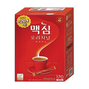 맥심 커피 믹스 화이트골드 모카골드 오리지날, 11.8g, 170개입, 1개