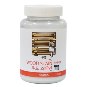 우드스테인 나무페인트 소량 바니쉬 수용성 원목 가구 목재 마감재 250ml, 다크월넛, 1개