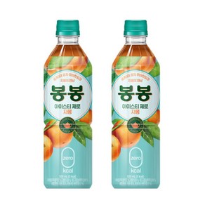 봉봉 아이스티 제로 자몽, 500ml, 6개