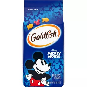 [미국직배송]페퍼리지팜 골드 피쉬 미키마우스 체다 크래커 187g Goldfish Mickey Mouse Cheddar Crackers