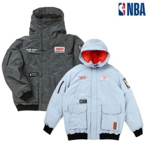 로고 NBA 패치 야상 다운점퍼 N224DW002Z 1070940