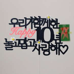 [스프링데일] 결혼 기념일 1주년 10주년 20주년 25주년 여행 토퍼