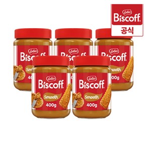 [LOTUS] 로투스 비스코프 스프레드 오리지널 400g x 5개 스무스 크림 쿠키 잼