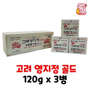 고려영지정골드 360g 영지농축 액상차, 3개, 120g