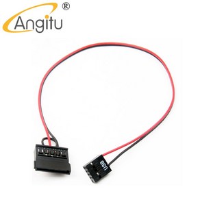 Angmu-USB 9Pin to SATA 사타 15Pin Female ITX 마더 보드 어댑터 듀퐁 USB 2.0-듀얼 SDD 전원 파워 서플, 01 USB 9P to sata 15P, 1개