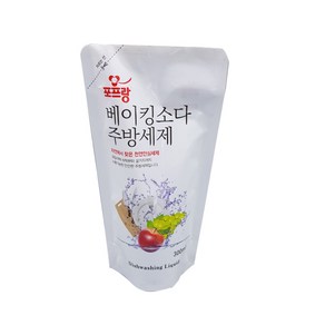 베이킹소다 주방세제300ml 리필 1종세척제 자연유래성분 천연안심세제, 300ml, 1개