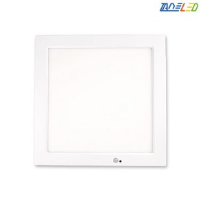 퍼스트 LED 듀얼엣지 사각센서/직부 겸용 20W 330x330 KC KS, 1개, 주백색(아이보리빛)