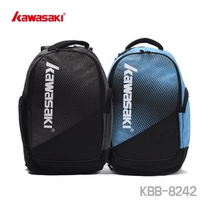 [kawasaki] 가와사키 백팩가방 KBB-8242 배드민턴&스쿼시&테니스&탁구, 블랙, 1개