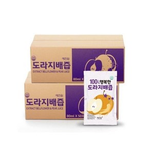 예진원 전남 무안 김진원님의 도라지배즙 100포 HACCP, 1개, 80ml