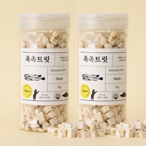 고양이전용 동결건조 촉촉트릿 - 북어 45g x 2개