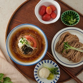 마포 메밀소바 9인분세트 외 칼국수세트 밀키트세트, 1세트, 450g, 메밀면9인분+쯔유+갈은무+와사비세트