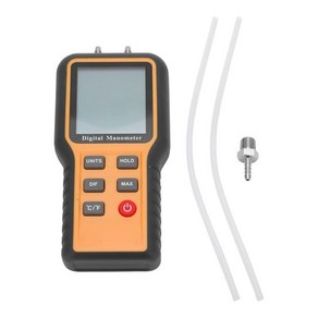 디지털 압력계 전문가용 풍압계 휴대용 산업용 양압계 듀얼 포트
