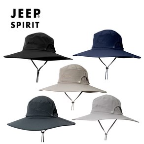 웹도매 JEEP SPIRIT 지프 스피릿 등산 레저 낚시 캠핑 사파리 모자 CA0253, 다크그레이