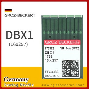 10 PCS DBX1 Goz-Becket 재봉틀 바늘 산업용 Lockstitch 액세서리 DB * 1 16x257 편직 JUKI 형제 가수, 02 Size 8 - 60, 10개