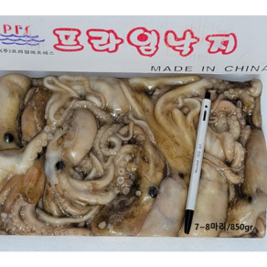 프라임 냉동활낙지 / 절단낙지, 850g (7-8마리), 1개