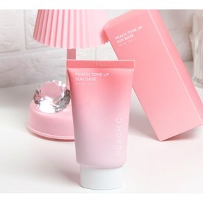 [본사정품] 피치씨 피치 톤업 선 베이스 50ml SPF50+ PA++++ 휴대용 선크림 자외선 차단제 햇빛 차단 미백 저자극 수분 보습 데일리 화장품 베이스 메이크업 피부, 1개