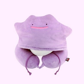 포켓몬스터 메타몽 후드 목쿠션/목베개