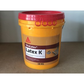 sika 라텍스k 18KG 씨카 다목적 탄성 접착 방수제 바탕 조정재 바닥보수 방수보강 보수 (요즘 hot 제품) 씨카라텍스 시카라텍스, 1개