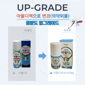 히트로 아물디S 벌레 모기 물린데 볼타입, 50ml, 3개