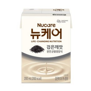 뉴케어 고소한 검은깨맛 영양보충 환자식 식사대용 고단백 영양식, 30개, 200ml